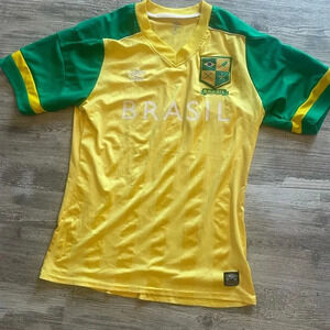 Umbro Brazil soccer jersey.  Adult medium.  Good condition.
